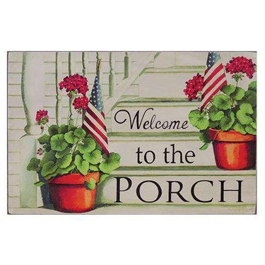 Welcome to the Porch Sign - The Fox Decor